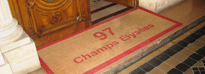 Les tapis coco sur mesure