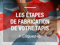 Etapes de fabrication de votre tapis sur mesure