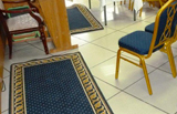 Tapis Pindot Navy/ Gold - Synagogue Beth Hamidrach (Paris 19)